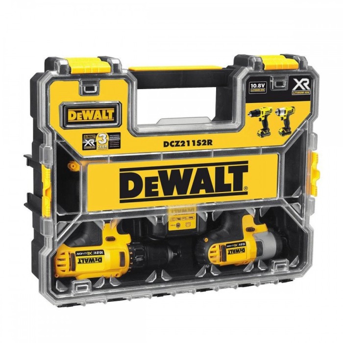 DeWalt DCZ211S2R 10,8 V 2 x 1.5ah Li-Ion DEWDCZ211S2R foto mare DeWalt DCZ211S2R 10,8 V 2 x 1.5ah Li-Ion DEWDCZ211S2R foto mare