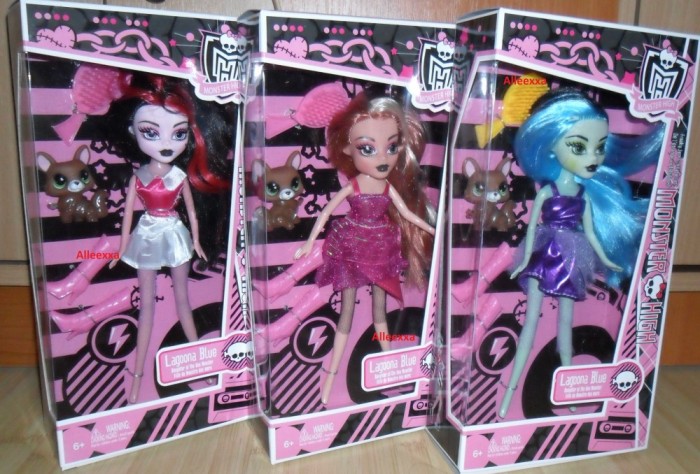 Papusi Monster High - Set 3 Papusi foto mare Papusi Monster High - Set 3 Papusi foto mare